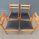 Set of 4 scandinavian chairs