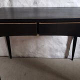 Black art-deco desk