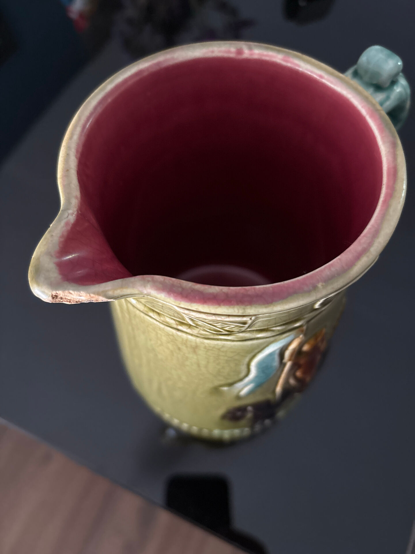 Jug in slipware