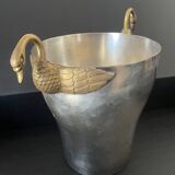 Champagne bucket with swans