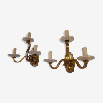 Pair of wall sconces