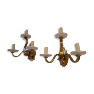 Pair of wall sconces