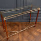 Console Lancel 4 feet 1 tray marbled columns gilded metal