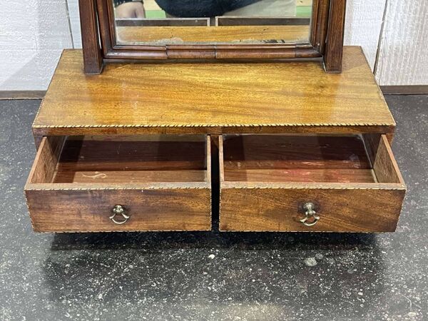 Psyché anglais en acajou fin XIXème