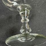 4 coupes à champagne ½ cristal taillé - portieux service alsacien