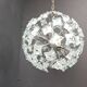 Mid century glass sputnik chandelier, 1970s