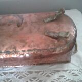 Hammered copper planter