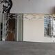 Grand miroir ancien dore circa 1950 verre biseaute cisele grave mirror mag