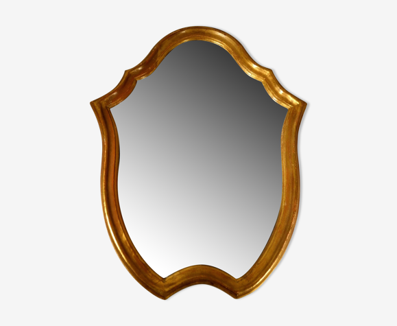 Miroir bois doré 60 x 47 cm