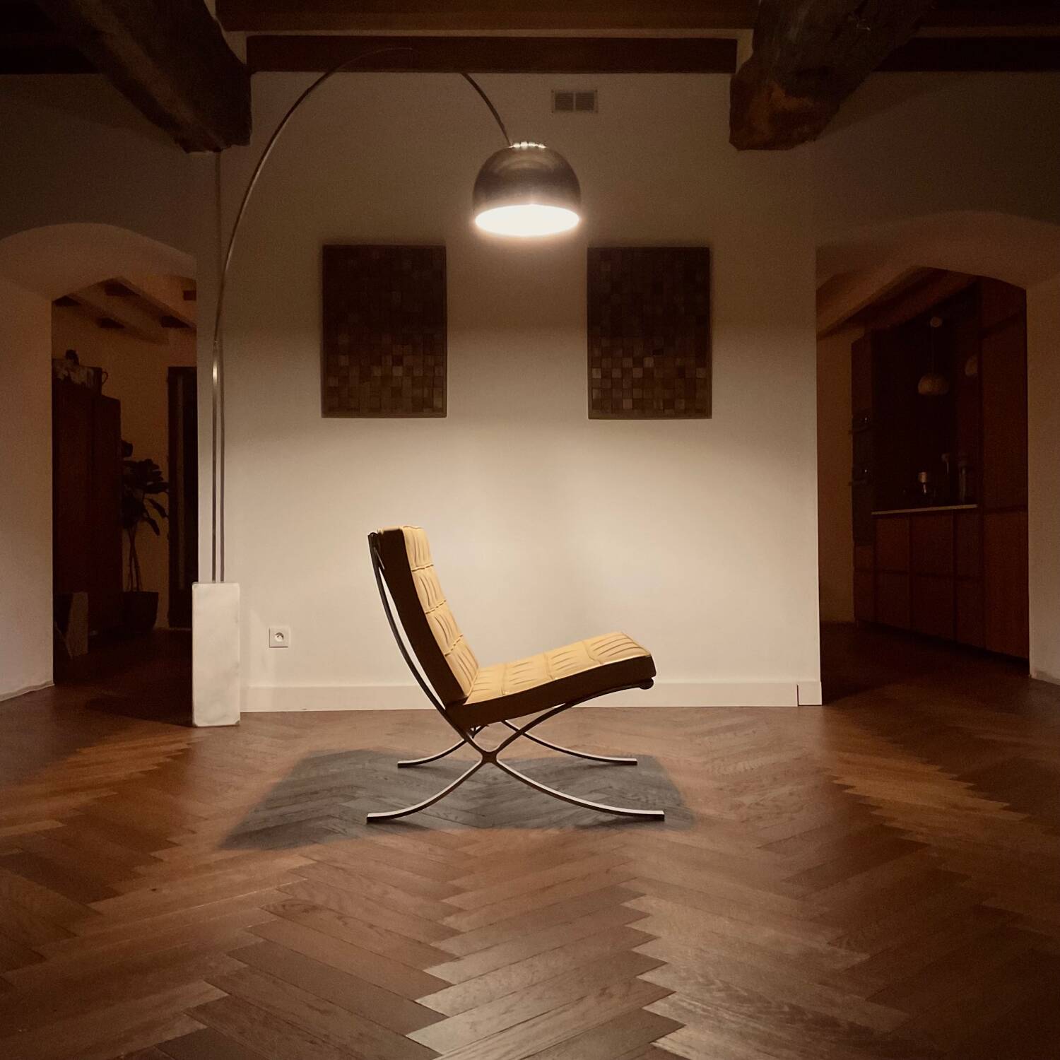 Fauteuil Barcelona Knoll vintage