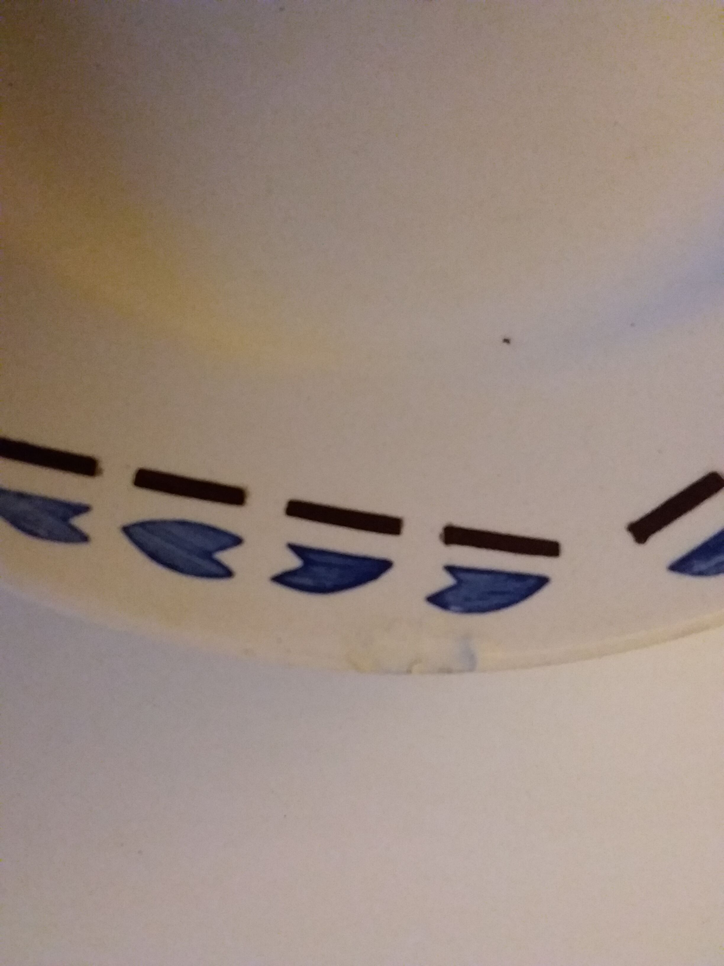 6 very old plates U&C Sarreguemines Model Arlette year 1960 hand painted earth