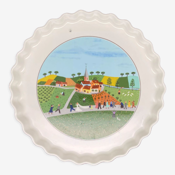 Pie dish Villeroy & Boch naïve pattern Wedding