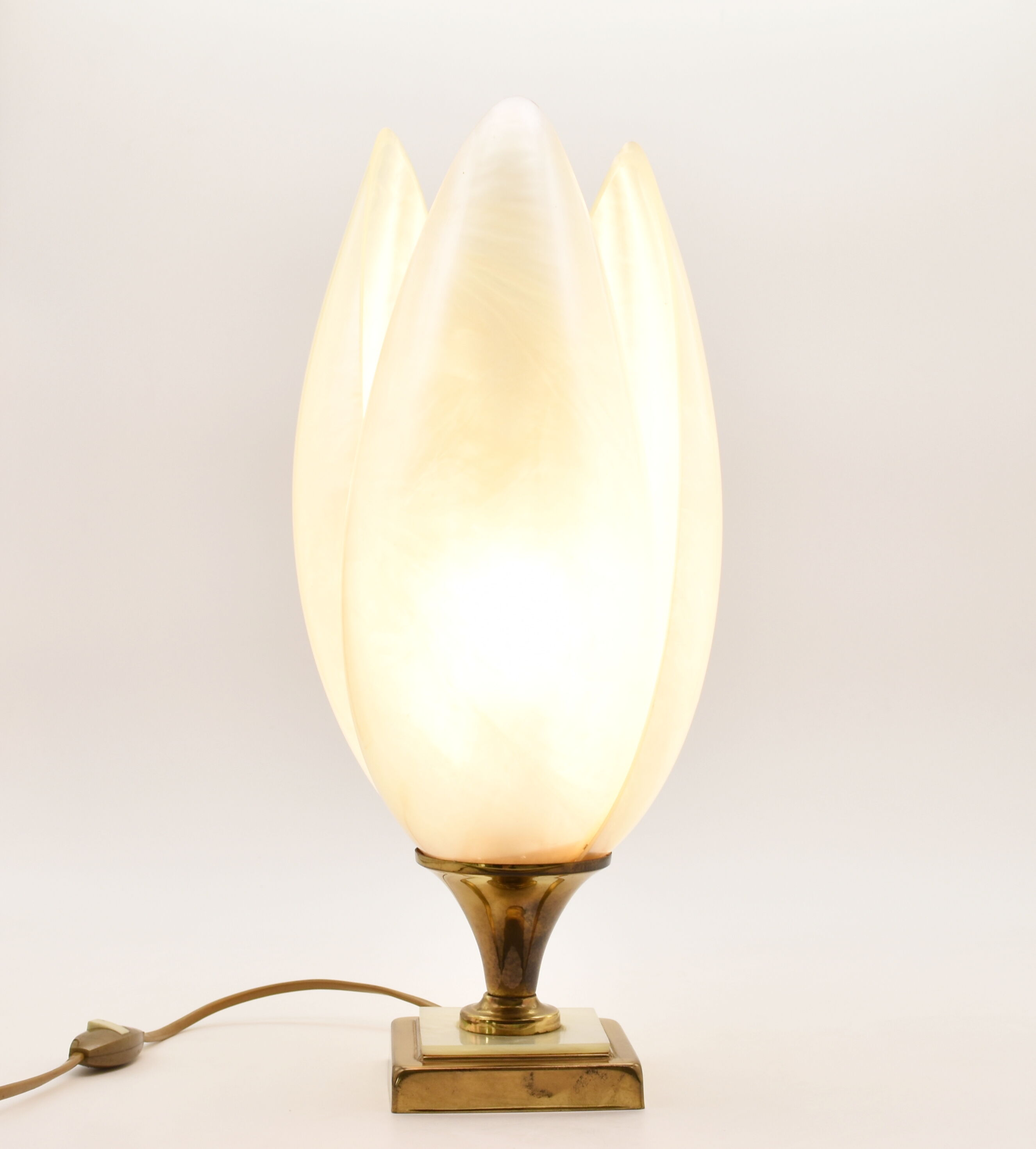 Pearly Rougier vintage Tulip lamp