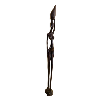 Ancient wooden statue