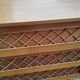 Commode en rotin ancien vintage pieds compas
