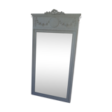 Louis xvi style trumeau painted mirror  163x84cm