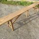 Solid wood farm bench 248 cm