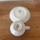 Set of 4 Spanish Pontesa porcelain cups and saucers