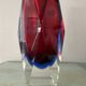 Facet-cut Sommerso vase by Flávio Poli from the 60s-70s.
