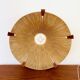 Suspension en sisal et teck par Temde