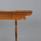 Antique walnut prayer desk with drawer, Italy, 19th century