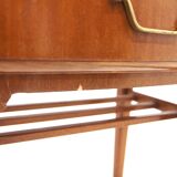 Set of two mahogany bedside tables by Axel Larsson, Sweden, 1960