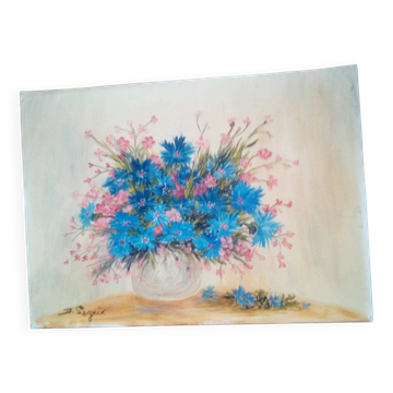 oil on canvas country frame still life denise legrix