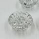 Set of 4 Cut Crystal Candle Holders Bolsius France 70s