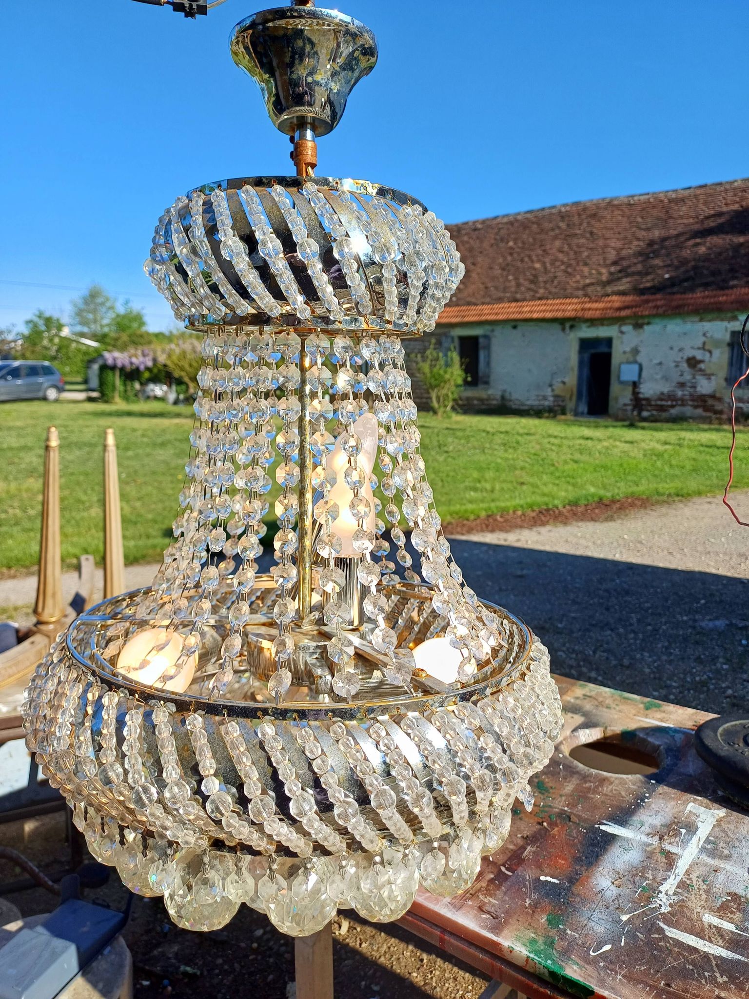 Vintage Chandelier from the 70s