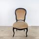 Neo-classical chair on wheels