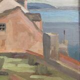 Paysage suédois du milieu du siècle, A. Ericson, 1955