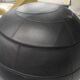 Black leather ottoman by Edwin and Niekel Taco for Leolux 90