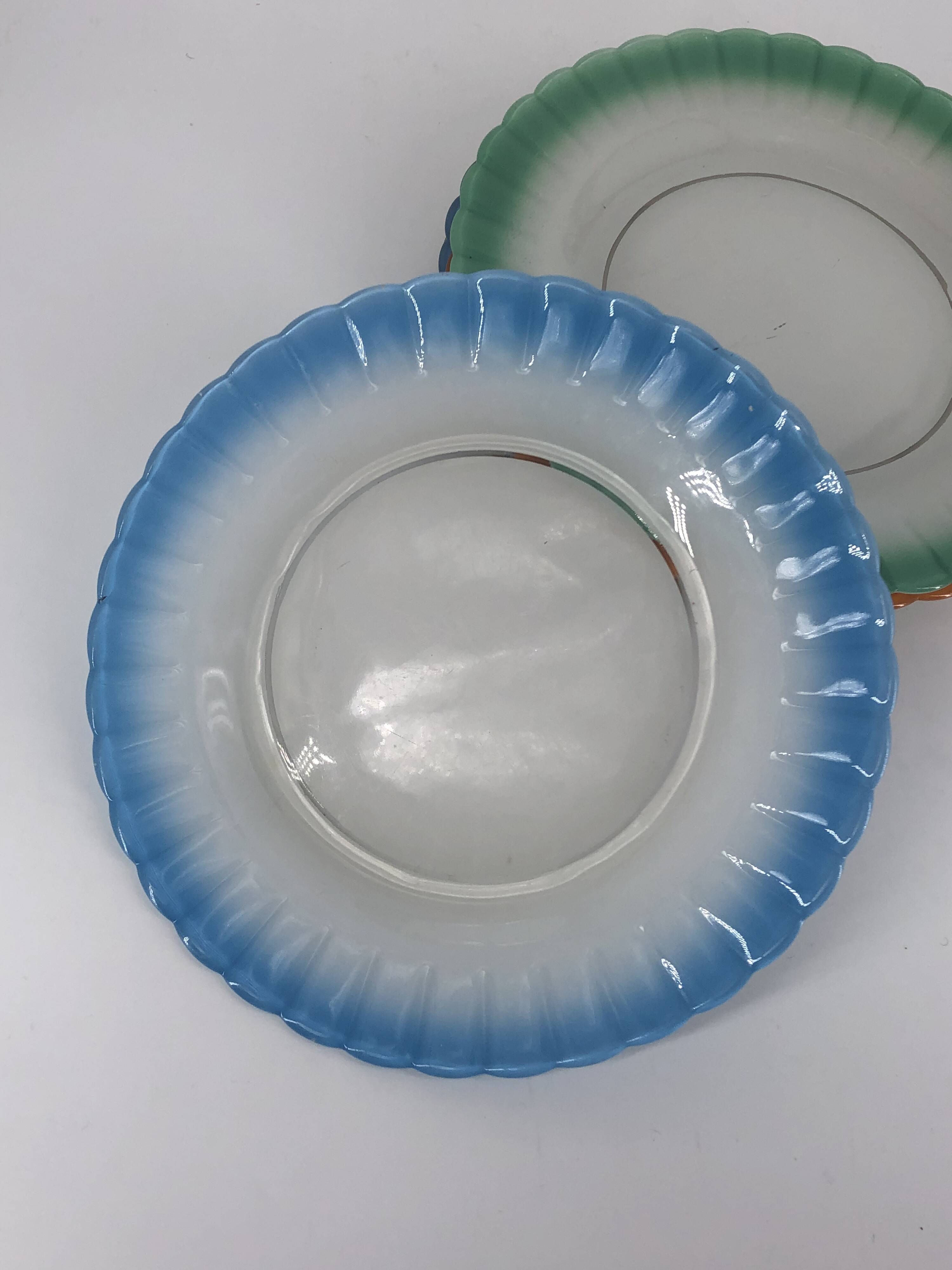 6 Duralex daisy plates