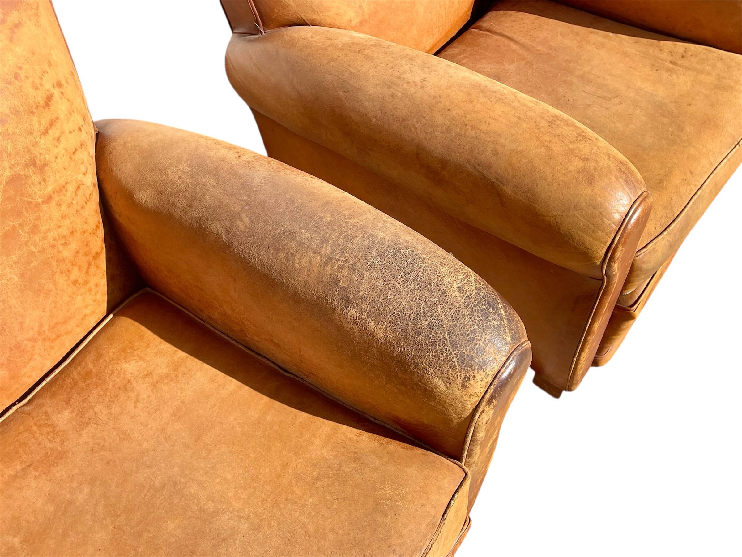 Pair of Club Armchairs