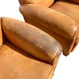 Paire de Fauteuils Club