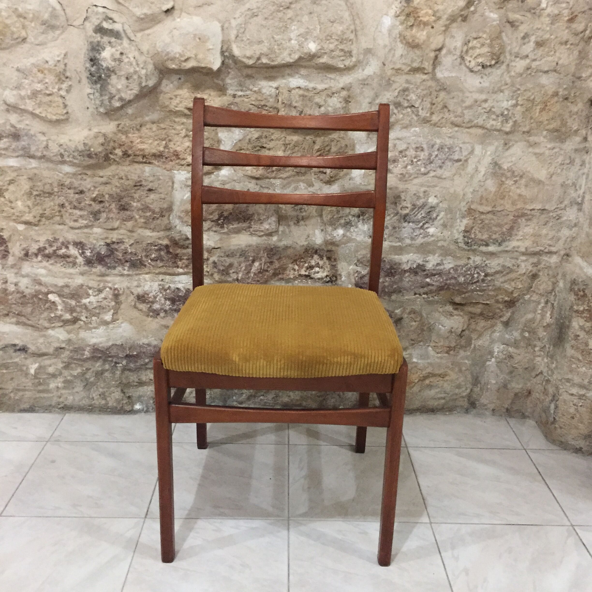 Scandinavian chair reupholstered