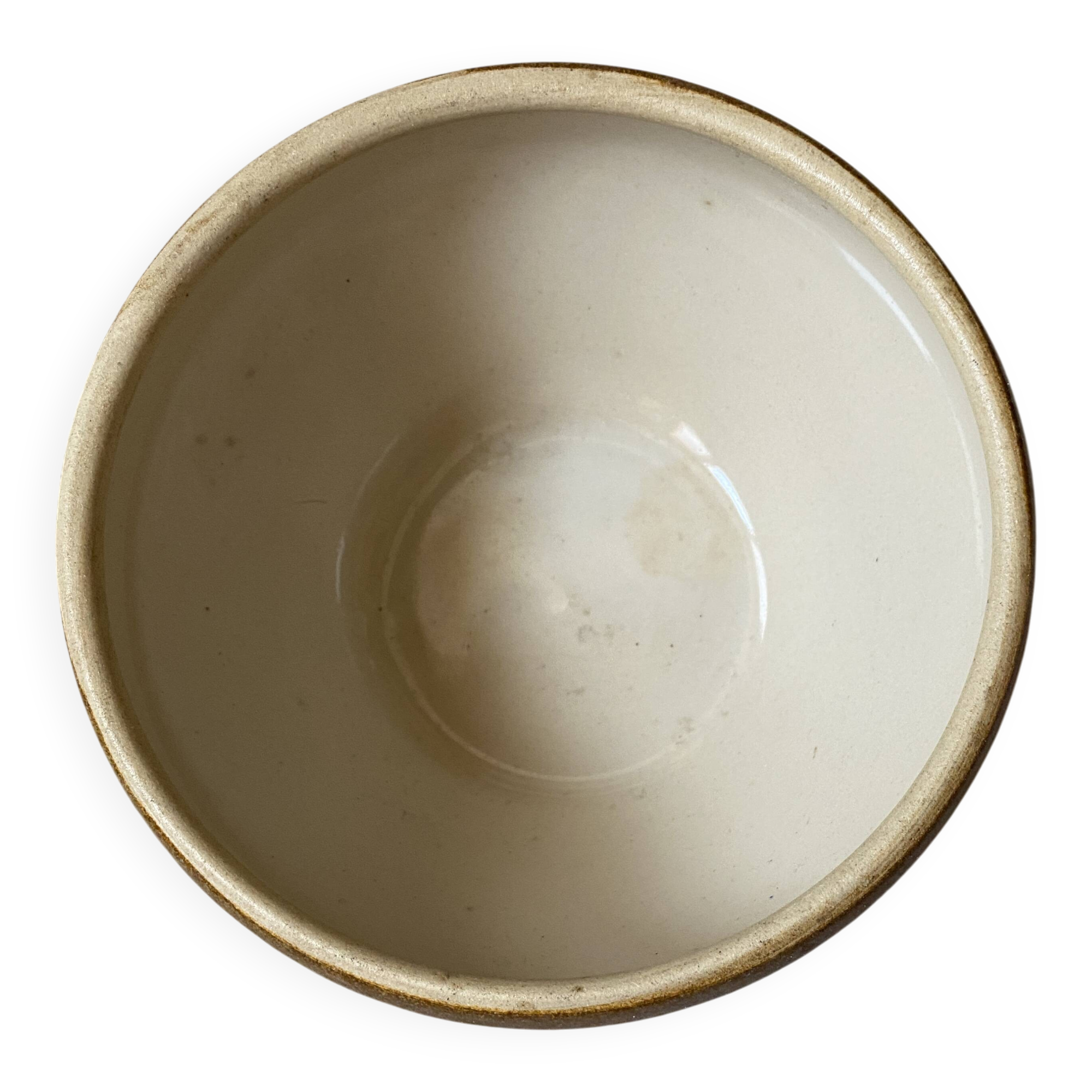 Digoin enamelled stoneware salad bowl