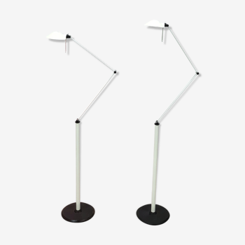 Post modern Memphis style floor lamps by Ikea, Sweden 1980s