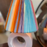 Woven table lamp