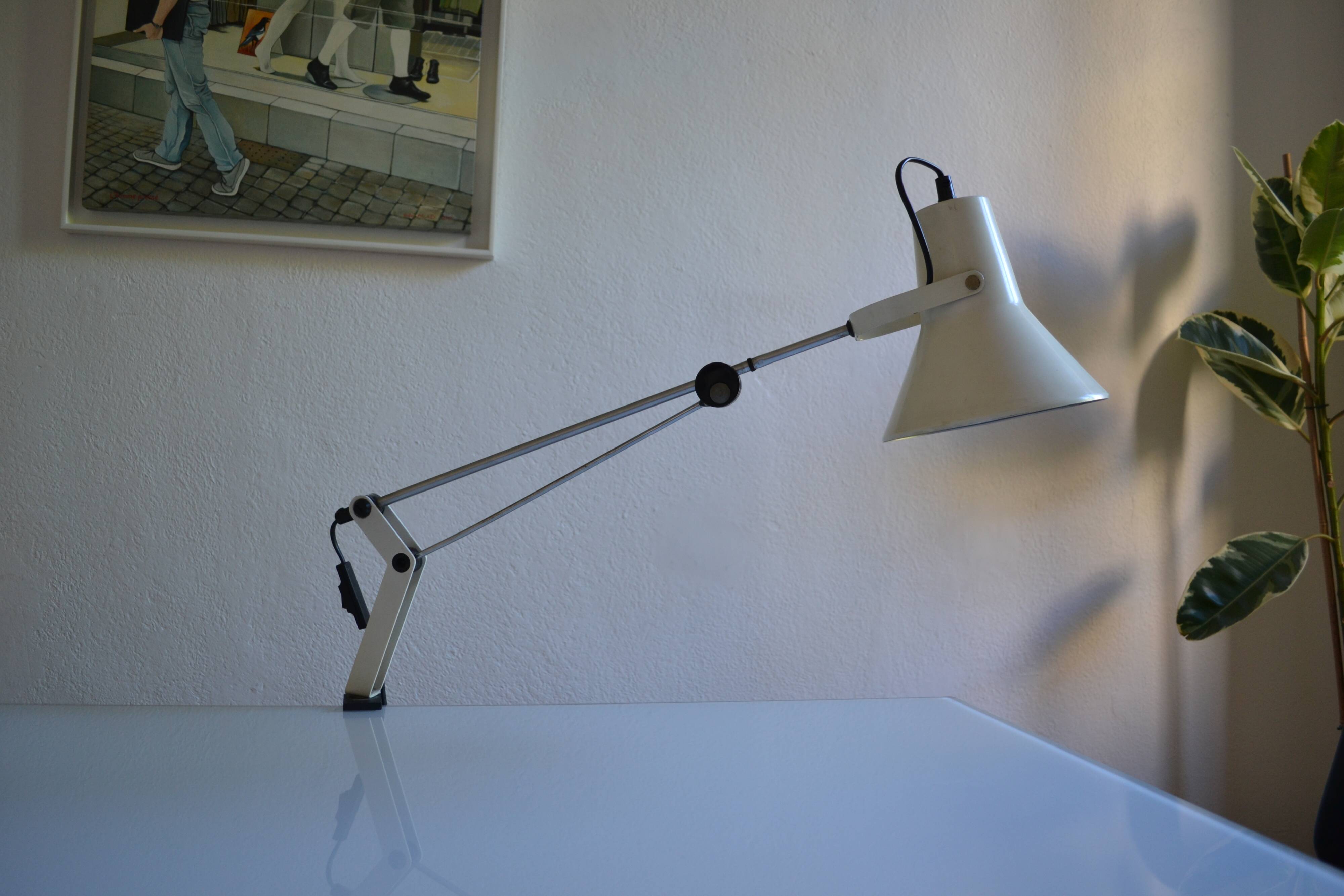 Lampe de bureau articulée vintage 1980 Ikéa A 401