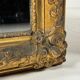 Ensemble de 2 miroirs dorés antiques français du 19ème siècle