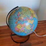 Globe terrestre lumineux 1970
