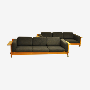 Pair of sofa Yngve Ekstrom for Swedese, 1968