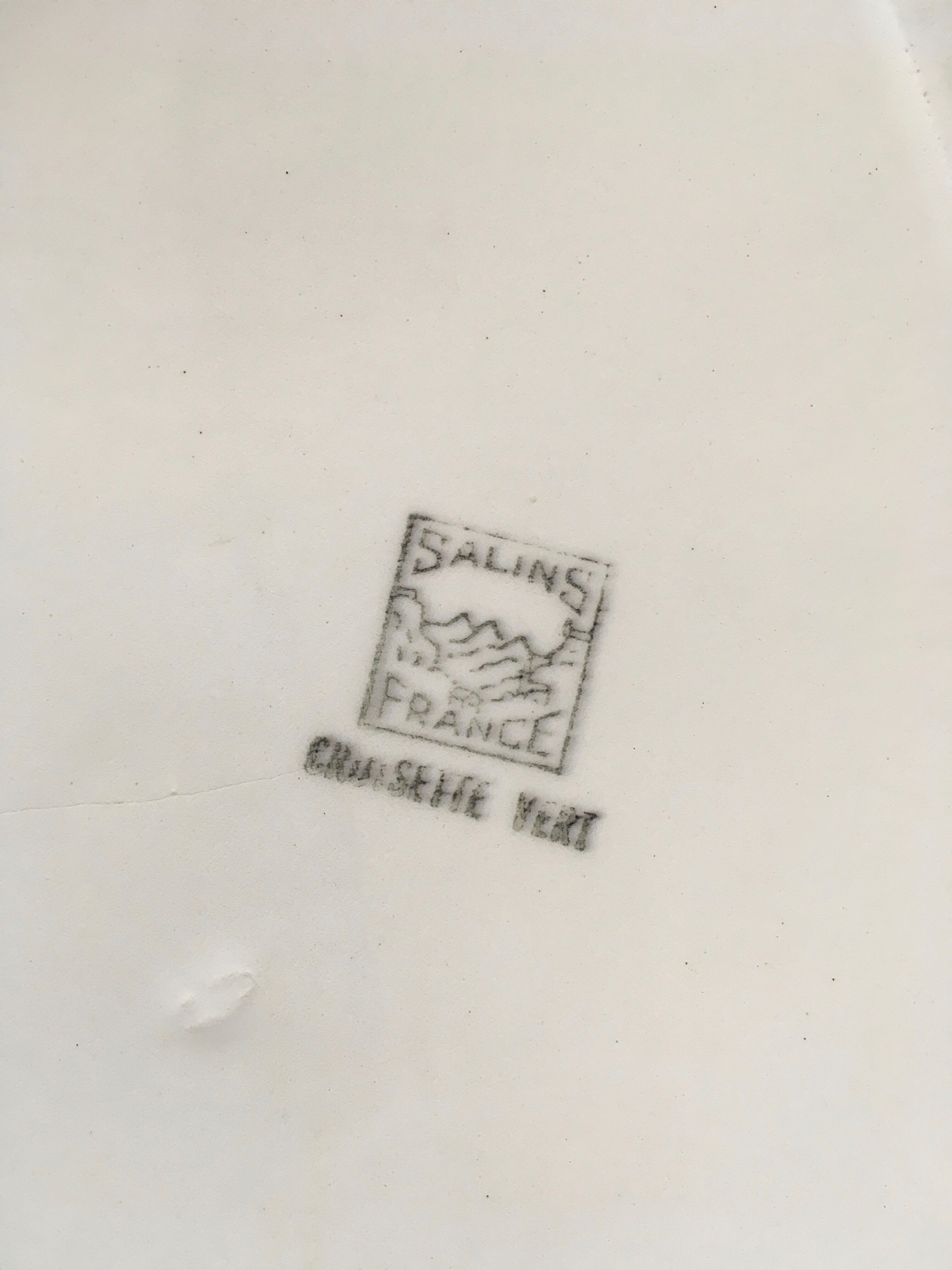 Oval dish Croisette de Salins 60