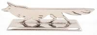 Aristide Colotte, 12 animal-shaped knife rests, Art Deco, excellent condition, case.