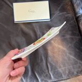 Gien Earthenware Empty Pocket Cup with Passion Flower Decor in New Box