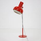 1960s Josef Hurka Red Desk Lamp, Czechoslovakia