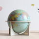 Globe terrestre vintage Scan Globe Danemark