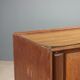 Buffet en loupe de bois des années 1950