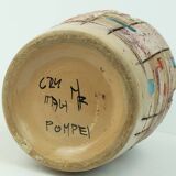 Large italian mid century vase nuovo rinascimento decor pompei
